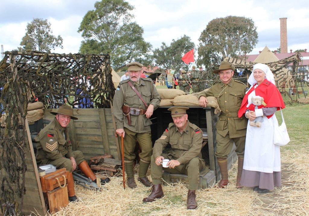 BACK IN TIME: Period re-enactments will give families a glimpse of life for men and women during the time of conflict during the Ipswich Salutes event at The Workshops Rail Museum. BACK IN TIME: Period re-enactments will give families a glimpse of life for men and women during the time of conflict during the Ipswich Salutes event at The Workshops Rail Museum.